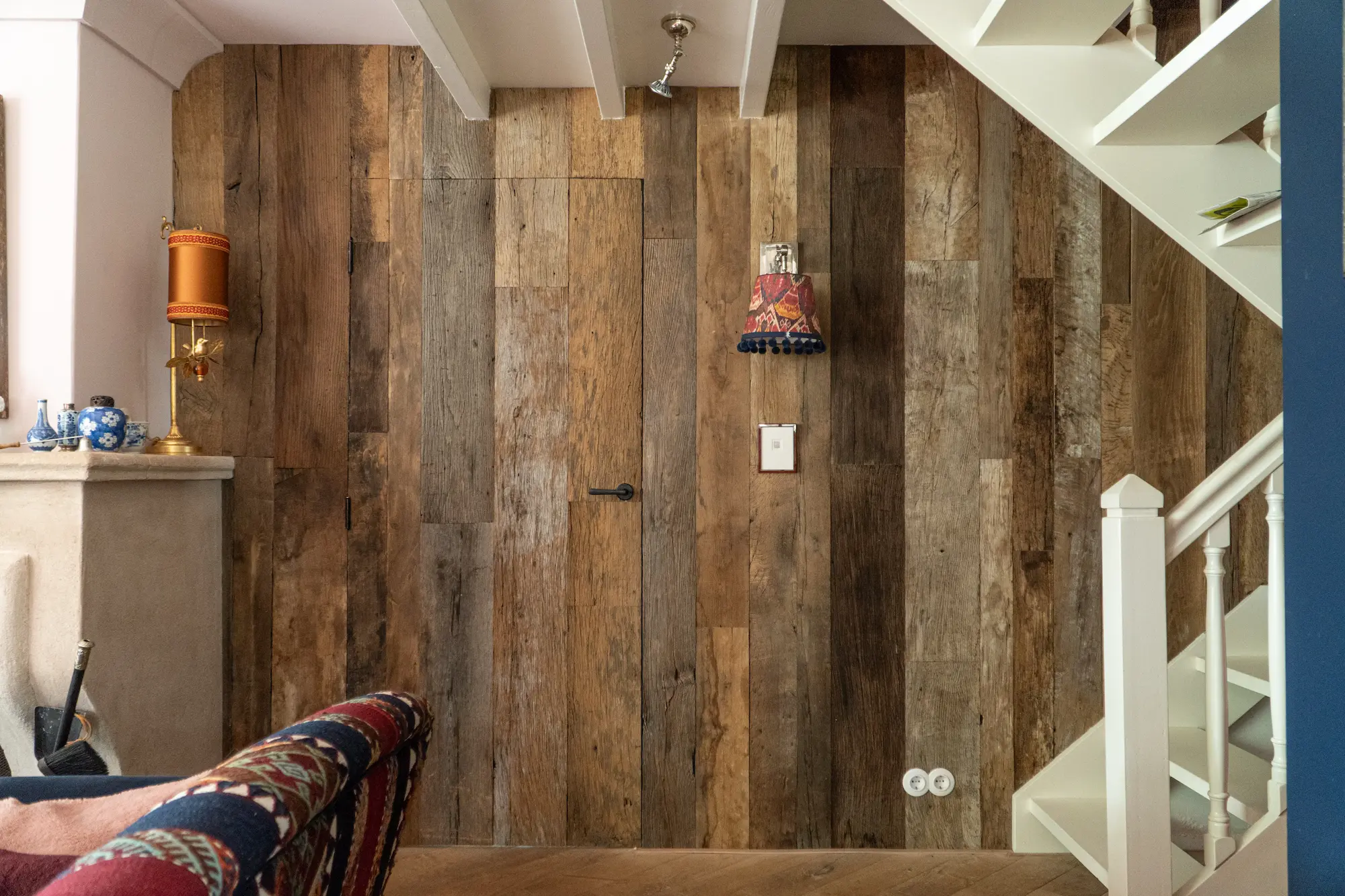 Wandverkleidung aus altem Holz