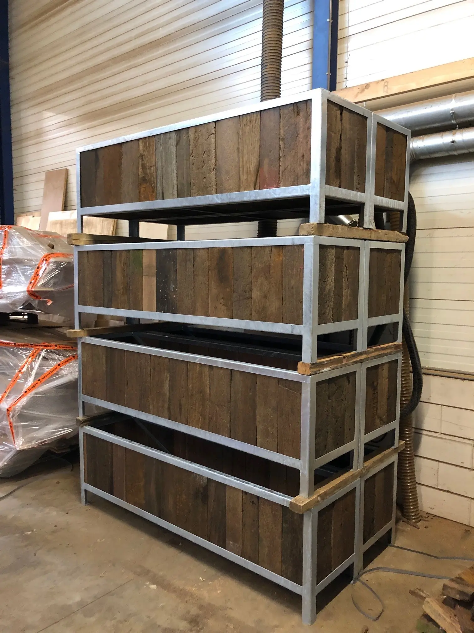 recyceltes Holz mit natürlicher Patina