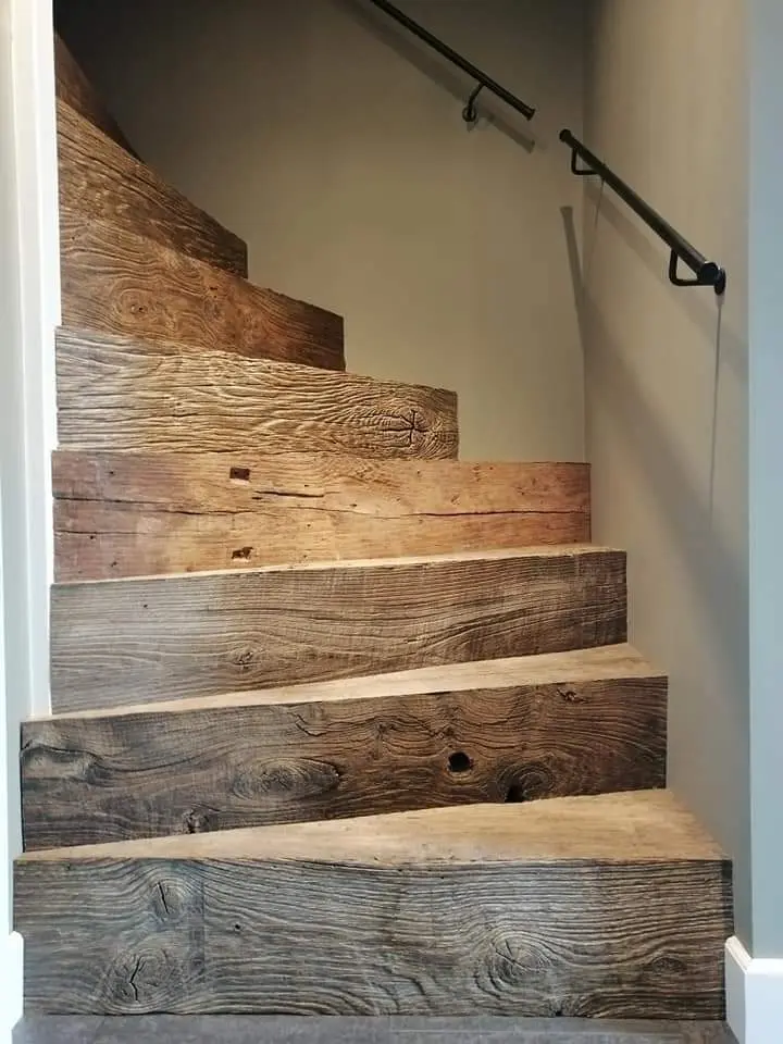 Treppenstufen Eiche aus massivem Eichenholz