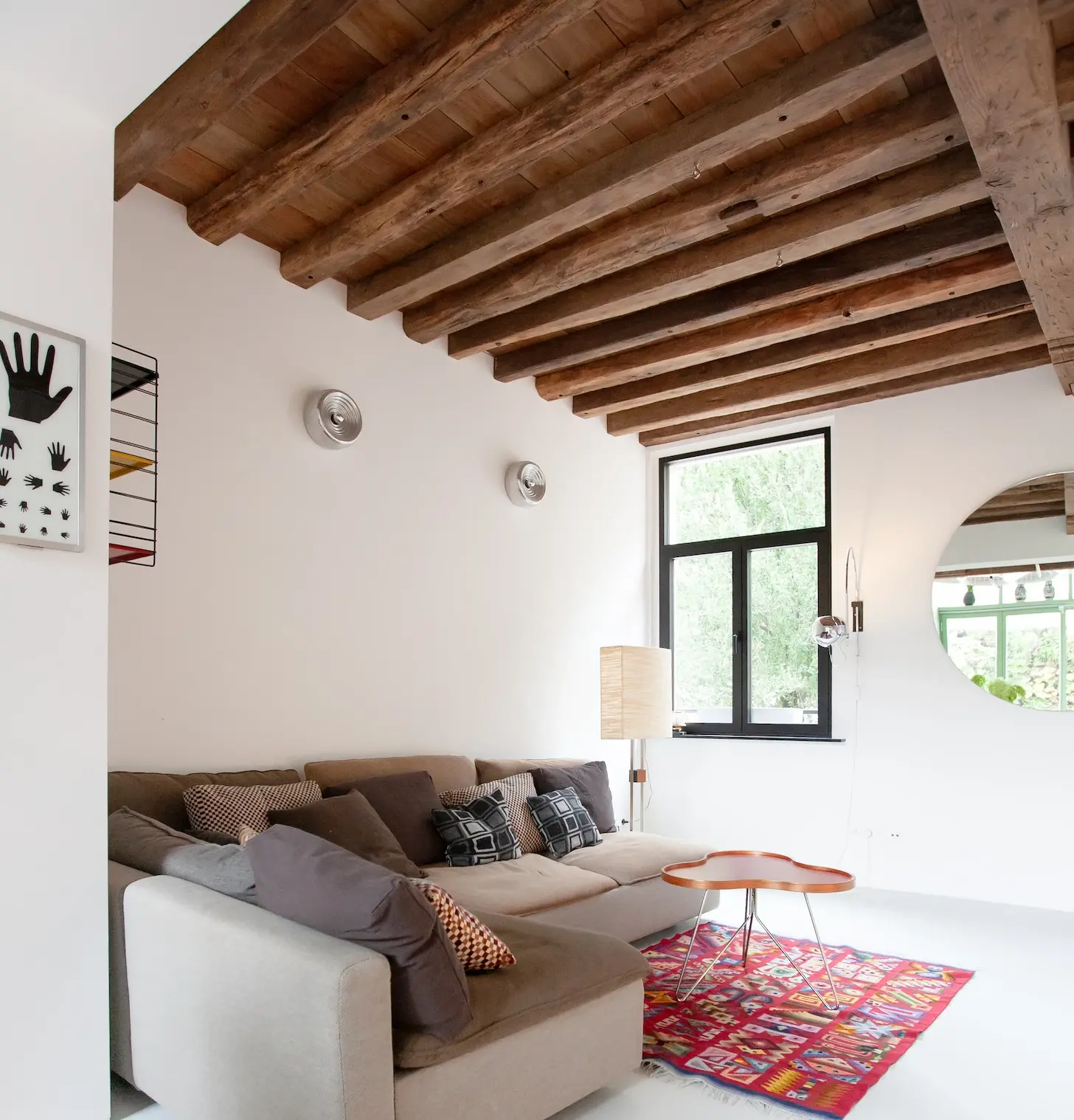 Altholz Decke mit natürlicher Maserung